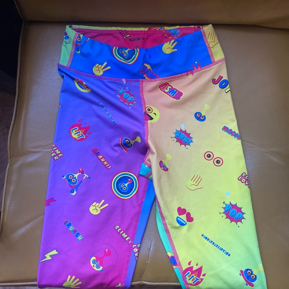 Sloomoo Institute Emoji Kids Leggings